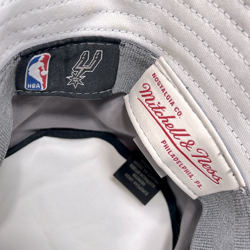 Mitchell & Ness San Antonio Spurs Bucket Hat size L/XL NWOT - Picture 5 of 9